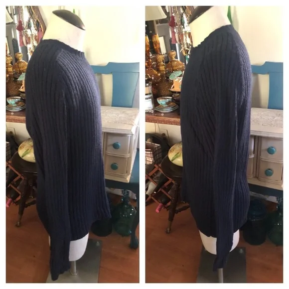 Navy Blue Sweater - Picture 3 of 6